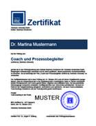Zertifikat der Steinbeis-Hochschule Das Zertifikat der Steinbeis-Hochschule für Absolventen unserer Coaching-Ausbildung